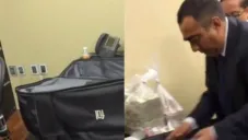 Supuestos exfuncionarios recibiendo dinero