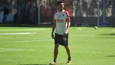 Oribe Peralta durante un entrenamiento con Chivas