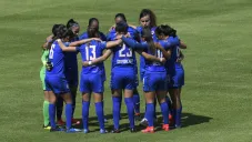 Cruz Azul Femenil antes de un partido