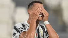 Cristiano Ronaldo en lamento con la Juventus