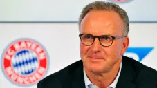 Karl-Heinz Rummenigge en presentación