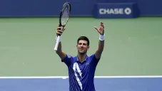 Novak Djokovic tras derrotar a Edmund