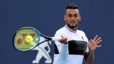 Nick Kyrgios durante un partido