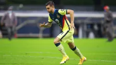 Nicolás Benedetti durante un partido con América