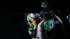 Hugo Oliveras previo a una carrera