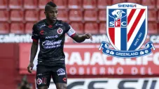 Xolos: Miler Bolaños jugará en el Shanghái Shenhua de China
