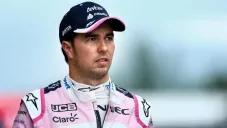 Checo Pérez previo a una carrera de F1