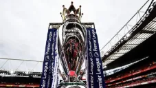 Panorámica de el trofeo de la Premier League