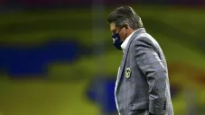 Miguel Herrera durante un partido de América