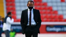 José Guadalupe Cruz dirigiendo partido