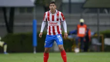 Ángel Zaldívar con la Sub 20 de Chivas