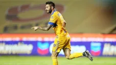 Gignac en partido con Tigres