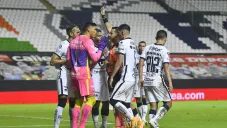 Alfredo Talavera en el momento de su expulsión