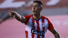 Quiroga festeja una anotación