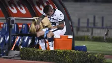 Juan Iturbe tras ir a la banca de Pumas