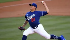 Víctor González con Dodgers