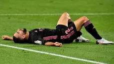 Dani Carvajal durante un duelo con el Real Madrid