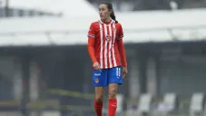 Tania Morales en acción con Chivas