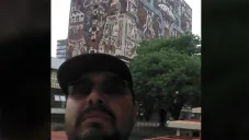 El activista kumiai, Óscar Eyraud Adams