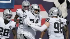 Raiders en partido de la NFL