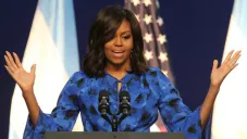 Michelle Obama en discurso