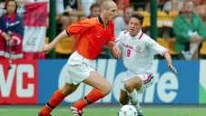 Ricardo Peláez en el partido ante Holanda en Francia 98