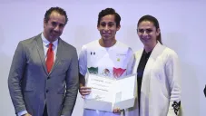 Ana Guevara, titular de la Conade durante un evento