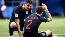 Vrsaljko en un partido con Croacia