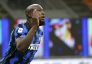 Romelu Lukaku en un partido con el Inter de Milán