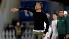 Luis Enrique en partido