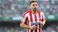 Héctor Herrera jugando con el Atlético de Madrid