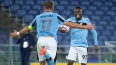 Jean-Daniel Akpa-Akpro y Ciro Immobile celebrando