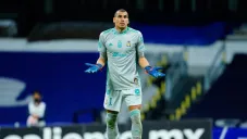 Nahuel Guzmán en partido con Tigres