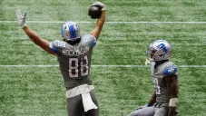 Lions en festejo de TD