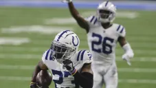 Colts en festejo de TD