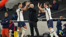 Bale y Mou en festejo