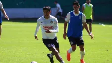 Jugadores de Chivas en los entrenamientos