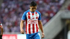 Dieter Villalpando durante un juego con Chivas