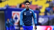 Pol Fernández en un partido con Cruz Azul