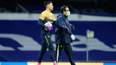 Alfredo Talavera tras su lesión