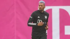 Jerome Boateng durante un entrenamiento con el Bayern Munich