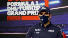 Checo Pérez previo a una carrera de F1