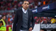 José Guadalupe Cruz durante un duelo del Necaxa