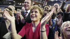 Nicola Sturgeon en un evento político