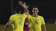 El festejo del gol de Roberto Firmino