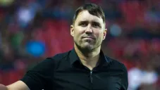 Eduardo Coudet durante un duelo en la Liga MX