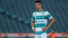 Brayan Garnica en lamento con Santos