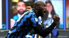 Romelu Lukaku en festejo ante el Torino