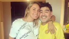 Maradona y Rocío Oliva