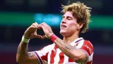 'Chicote' Calderón luego de anotar gol al América